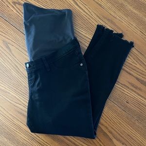 Abercrombie & Fitch the super skinny ankle maternity jean size 30/10R black NWOT